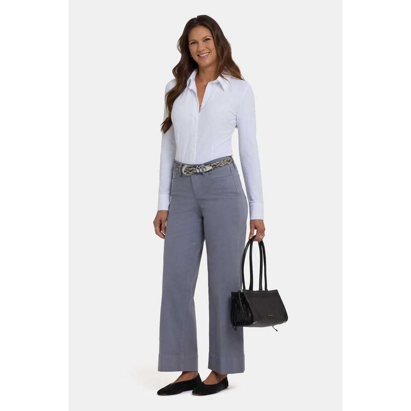NYDJ Teresa Wide Leg Jean Ankle 3" Hem image number 3